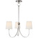 Reed Three Light Chandelier in Polished Nickel (268|TOB 5009PN-L)