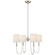 Vendome Four Light Chandelier in Polished Nickel (268|TOB 5007PN-L)