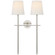 Bryant Two Light Wall Sconce in Polished Nickel (268|TOB 2025PN-L)