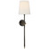 Bryant One Light Wall Sconce in Bronze and Hand-Rubbed Antique Brass (268|TOB 2024BZ/HAB-L)