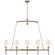 Classic Five Light Linear Chandelier in Polished Nickel (268|SL 5811PN-L)