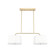 Cottage Hill Four Light Linear Chandelier in Alturas Gold (47|19895)