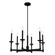 Briargrove Six Light Chandelier in Matte Black (47|19700)