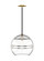 Sedona One Light Pendant in Aged Brass (182|700FJSDNCR)