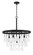 Vesi Five Light Pendant in Flat Black (46|P981FB5)