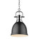 Duncan One Light Pendant in Chrome (62|3602-S CH-BLK)