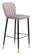 Manchester Bar Chair (Set of 2) in Gray, Black, Gold (339|109506)