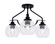 Odyssey Three Light Semi-Flush Mount in Matte Black (200|2607-MB-4100)