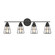 Four Light Vanity in Matte Black (59|3384-MB)