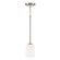 Lawson One Light Pendant in Brushed Nickel (65|348812BN-542)