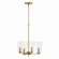 Portman Four Light Pendant in Aged Brass (65|348641AD-538)