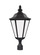 Brentwood One Light Outdoor Post Lantern in Black (1|89025-12)