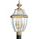 Lancaster Three Light Outdoor Post Lantern in Polished Brass (1|8239-02)