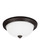 Geary One Light Flush Mount in Bronze (1|77263EN3-710)