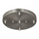Multi-Port Canopy Five Light Cluster Canopy in Brushed Nickel (1|7449405-962)