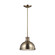 Pratt Street Metal One Light Pendant in Satin Brass (1|65085EN3-848)