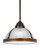 Pratt Street Prismatic One Light Pendant in Autumn Bronze (1|65060EN3-715)