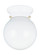 Tomkin One Light Flush Mount in White (1|5366EN3-15)