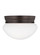 Webster One Light Flush Mount in Bronze (1|5326EN3-710)