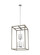 Moffet Street Eight Light Hall / Foyer Pendant in Washed Pine (1|5134508-872)