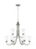 Seville Nine Light Chandelier in Brushed Nickel (1|3120209-962)