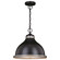 Sheffield One Light Pendant in New Bronze and Distressed Ash with Light Silver Inner (63|P0368)