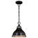 Sheffield One Light Pendant in New Bronze and Distressed Ash with Light Silver Inner (63|P0367)