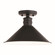 Akron One Light Semi-Flush Mount in Oil Rubbed Bronze and Matte White (63|C0257)