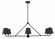 Xavier Six Light Chandelier in Matte Black (60|XAV-B9306-MK)