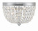 Nola Two Light Flush Mount in Polished Chrome (60|NOL-312-CH-CL-MWP)