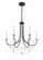 Delilah Six Light Chandelier in Matte Black (60|DEL-90806-MK)