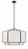 Carlyn Six Light Chandelier in Black (60|CAR-9209-BK)