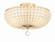 Bella Three Light Semi Flush Mount in Antique Gold (60|BLA-10660-GA)