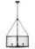 Barrington Six Light Chandelier in Matte Black (224|346P26-MB)