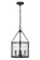 Barrington Four Light Pendant in Matte Black (224|346P12-MB)