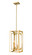 Easton Four Light Chandelier in Rubbed Brass (224|3038-4RB)