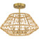 Laila Three Light Flush Mount in Vintage Brass (54|P350246-163)