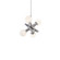 Jax LED Pendant in Chrome (347|PD51007-CH)