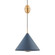 Fontana One Light Pendant in Patina Brass/Slate Blue (67|F7618-PBR/SBL)