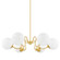 Havana Six Light Chandelier in Aged Brass (428|H772806-AGB)