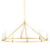 Josephine Eight Light Chandelier in Vintage Gold Leaf (428|H738808-VGL)