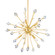 Genesis Six Light Chandelier in Aged Brass (428|H727806-AGB)