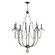 Formosa Eight Light Chandelier in Golden Noir (16|20488GN)