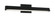 Isosceles LED Vanity in Matte Black (423|W64924MB)