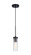 Weaver One Light Pendant in Black (423|C32101BK)