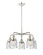 Ballston Urban Five Light Chandelier in Polished Nickel (405|916-5CR-PN-G54)
