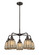 Ballston Urban Five Light Chandelier in Polished Nickel (405|916-5CR-PN-G142)