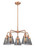 Ballston Urban Five Light Chandelier in Antique Copper (405|916-5CR-AC-G63)