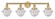 Edison Four Light Bath Vanity in Brushed Brass (405|616-4W-BB-G534)