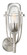 Kaner LED Wall Sconce in Satin Nickel (408|WS566CRSNRTL4F)